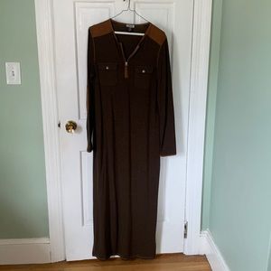 Tasha polizzi knit maxi dress - M